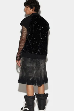 Acid Cord Wash Surfer Denim Shorts