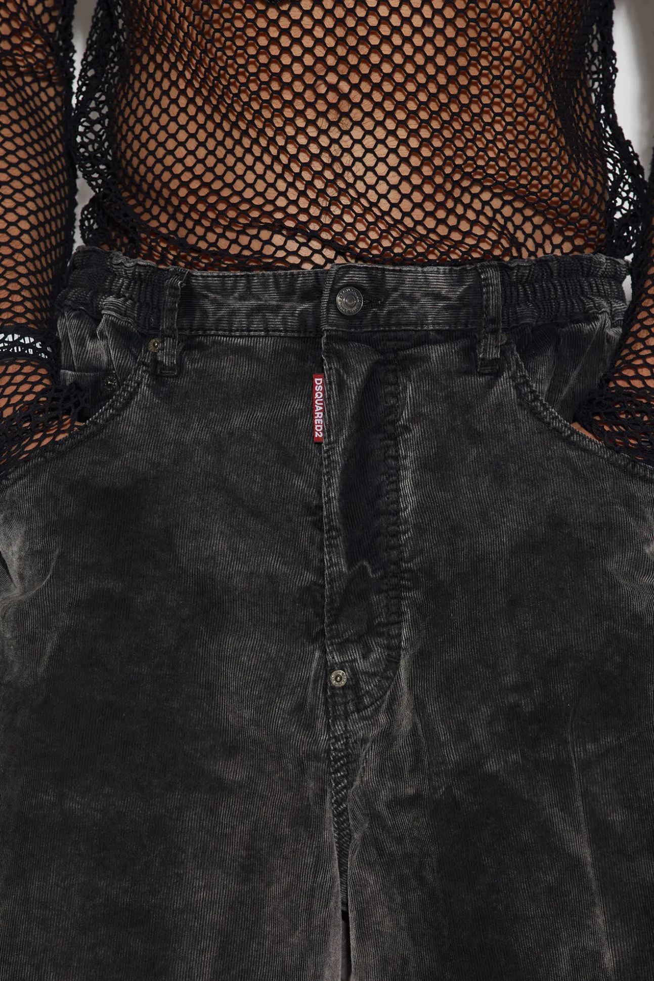 Acid Cord Wash Surfer Denim Shorts