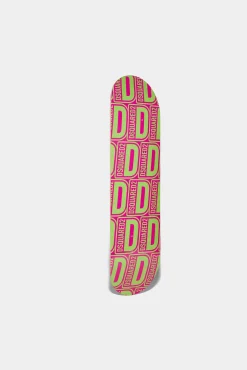 All Over D Neon Skateboard
