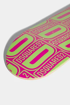 All Over D Neon Skateboard