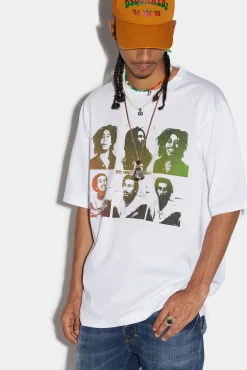 Bob Marley Postcards Skater T-Shirt
