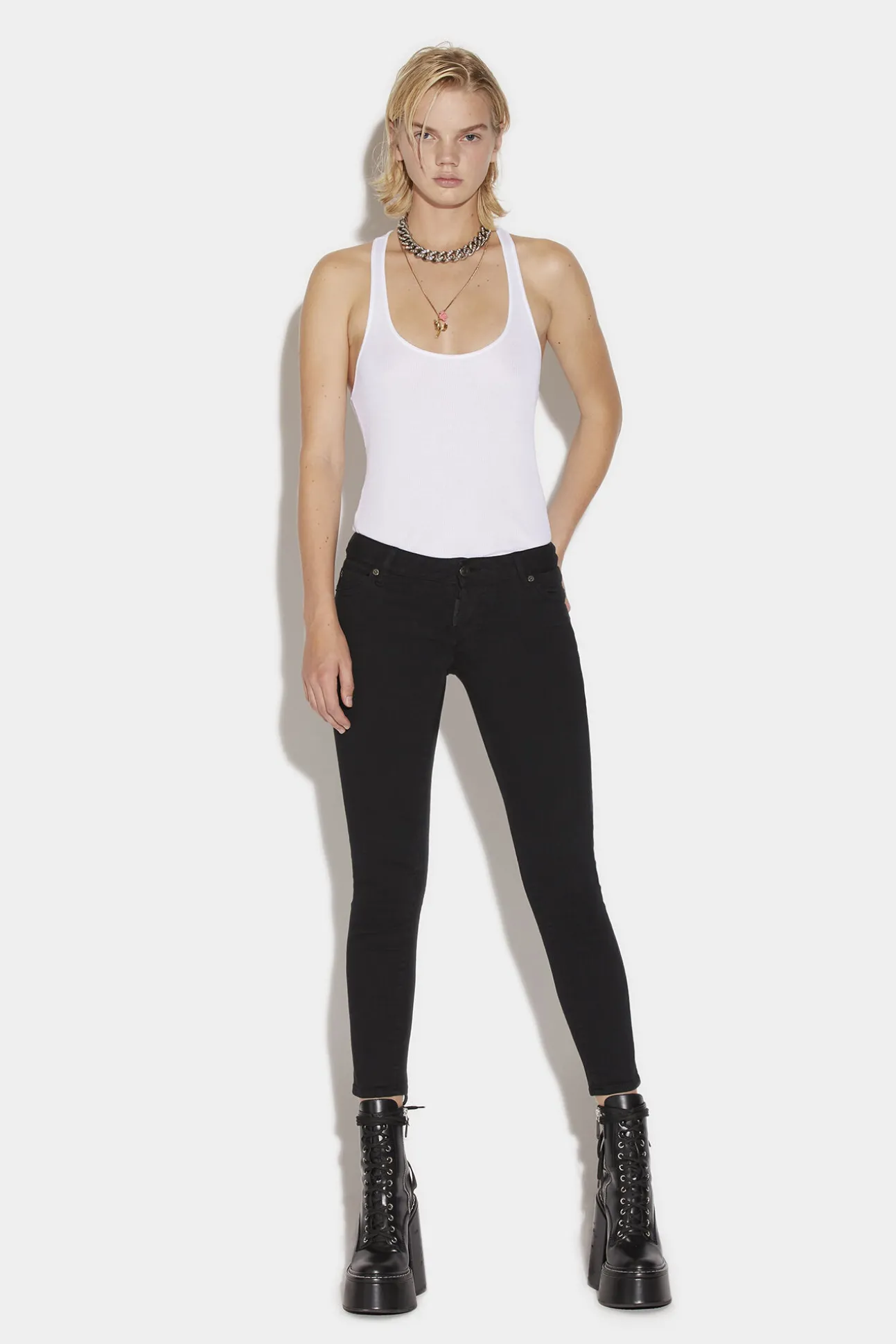 Bull Rtd Super Stretch Jennifer Cropped Jeans