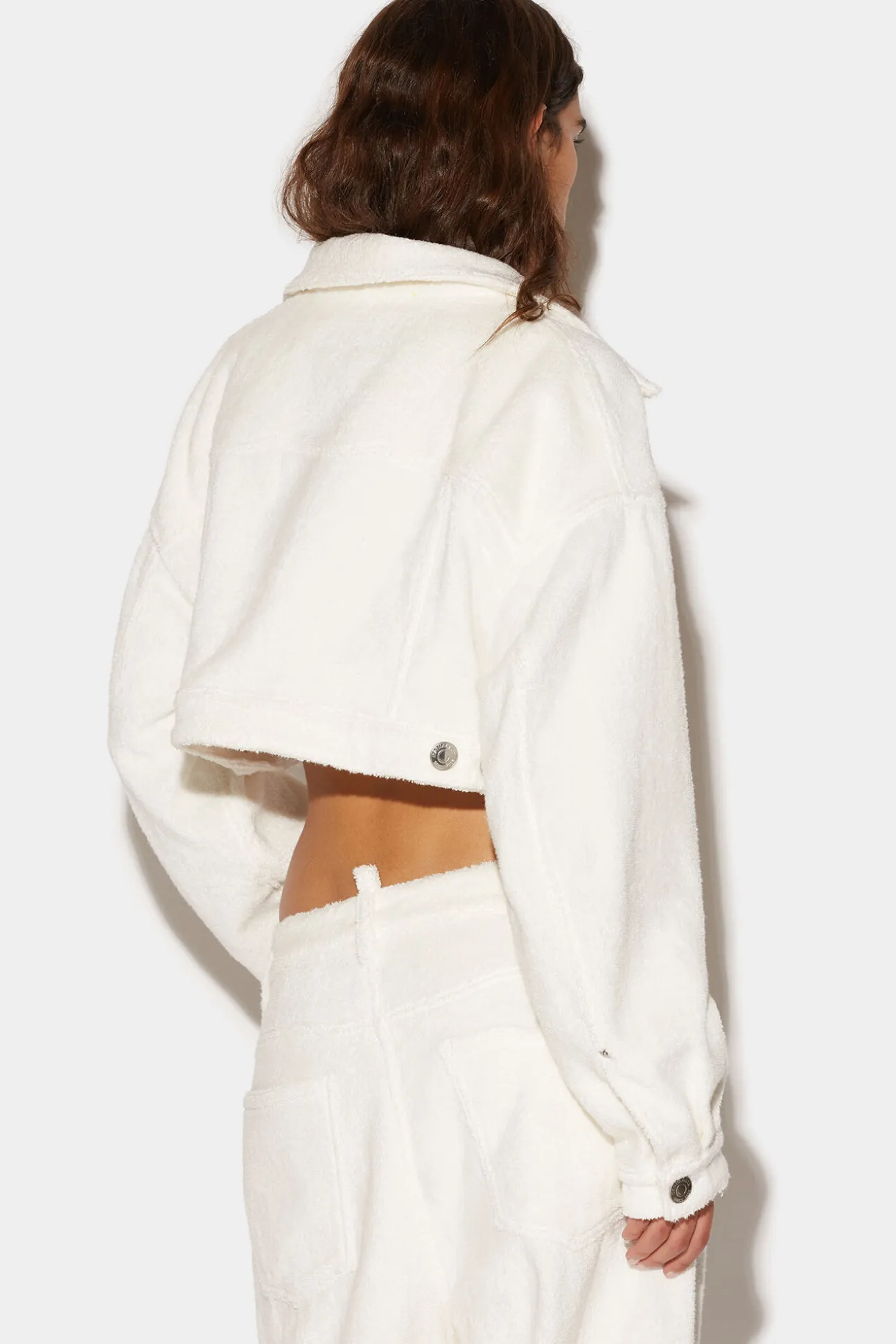 Cropped Towel Jacket