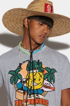 D2 Cartoon Surfer Cool T-Shirt