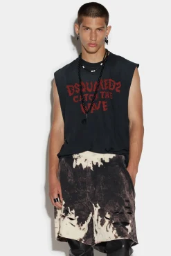 D2 Catchthewave Iron Tank Top