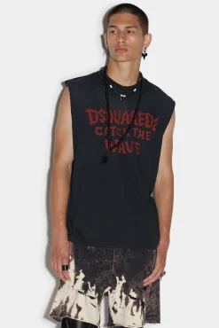 D2 Catchthewave Iron Tank Top