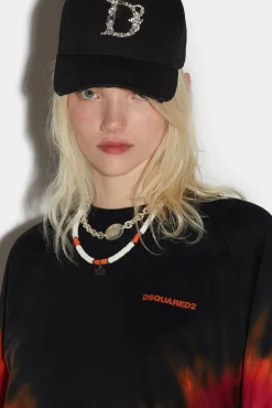 D2 Flame Crop Boxy T-Shirt