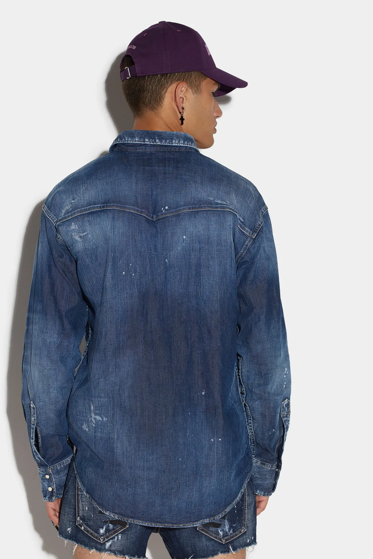 D2 Leaf West Dropped Shoulder Shirt