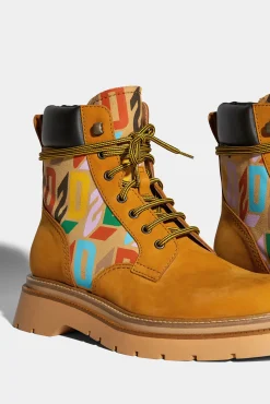D2 Monogram Ankle Boots