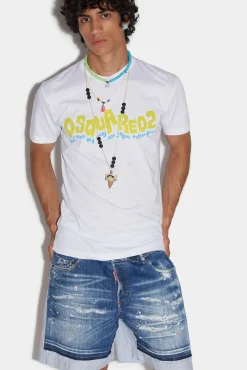 D2 Waving Logo Cool T-Shirt