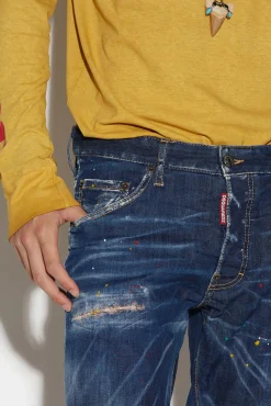 Dark Bob Wash Skater Jeans