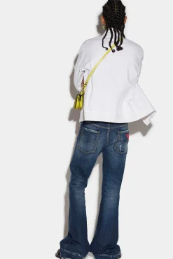 Dark Jamaica Wash Bob Jeans