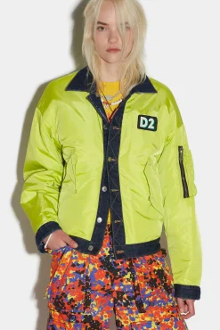 Dark Ripped Wash Reversible Mix Jacket