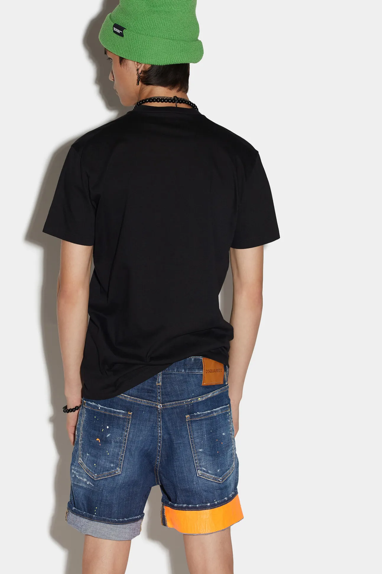 Dark Tecno Surf Wash Marine Denim Shorts