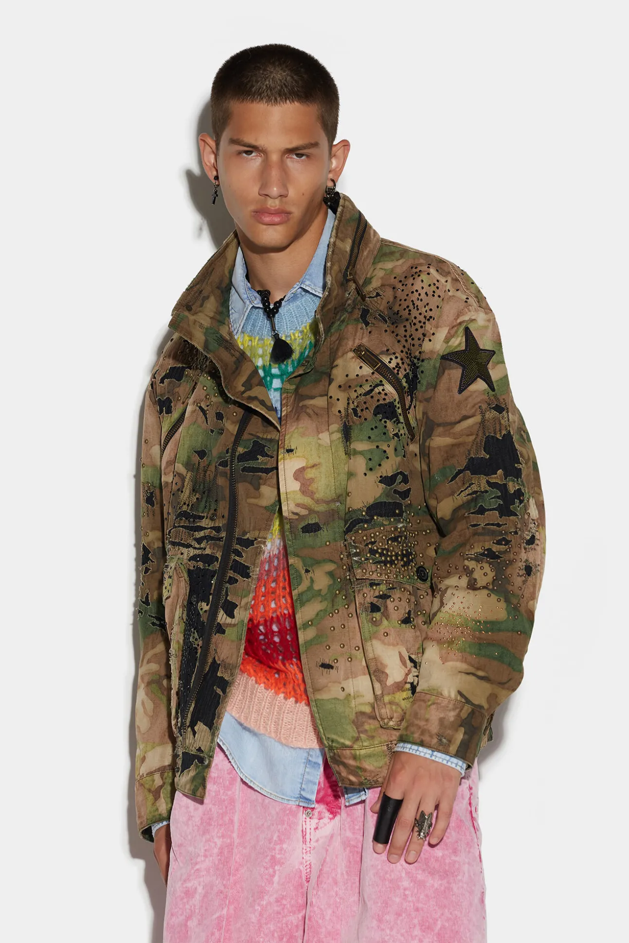 Destroyed Camo Jacket
