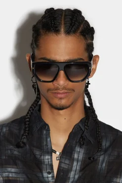 Dirty Check Dropped Shoulder Shirt