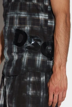 Dirty Check Tank Top