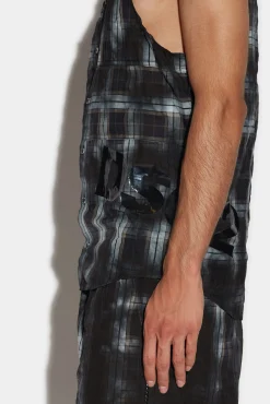 Dirty Check Tank Top