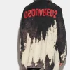 D2Reverse Tie&Dyed Zip Sweatshirt