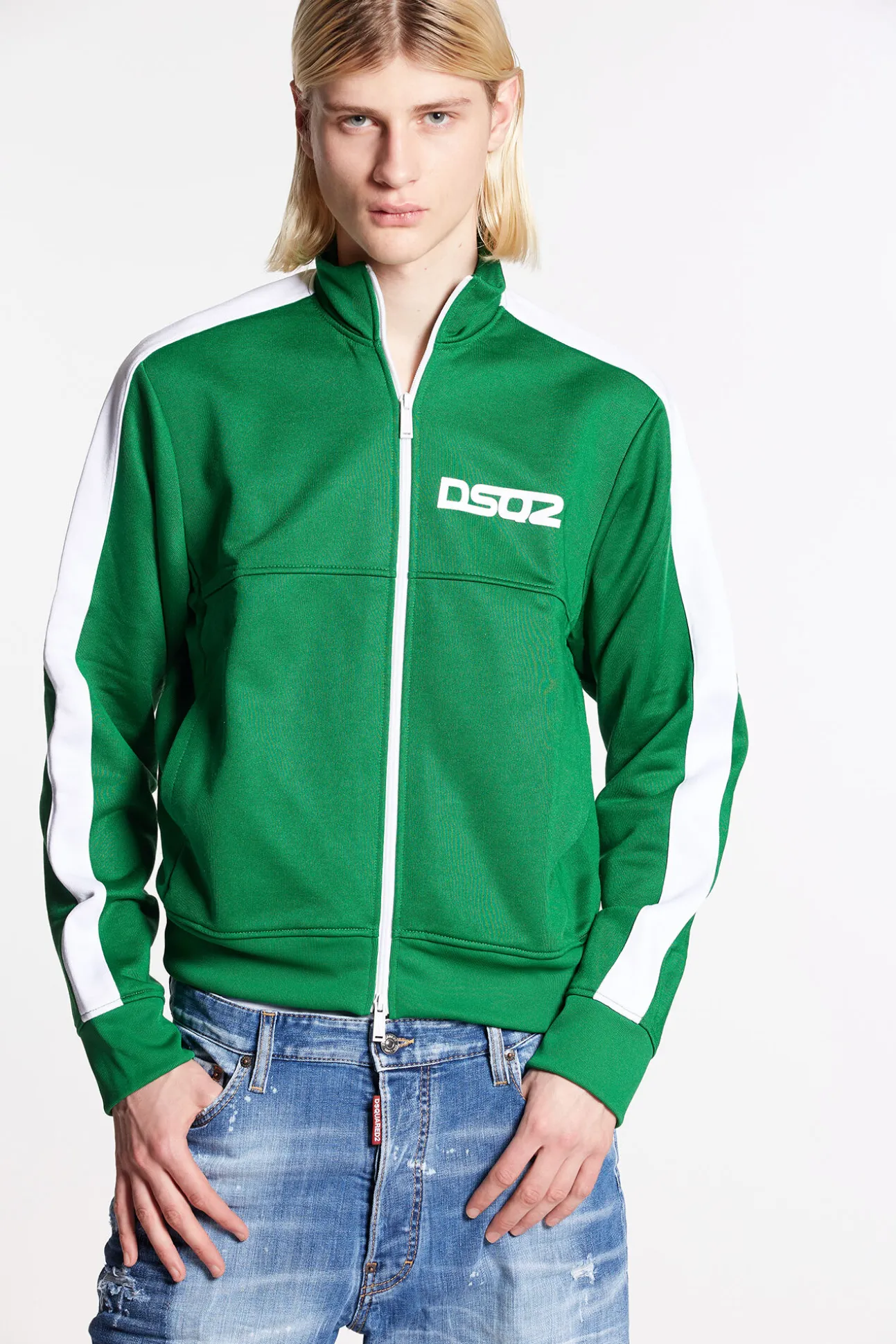 Dsq2 Zip Dean Sport Zip Sweatshirt
