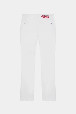 Dyed Medium Waist Flare Jeans
