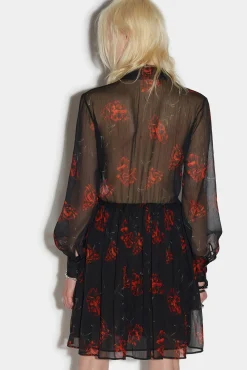 Gathered Shirt Dress