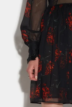 Gathered Shirt Dress