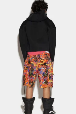 Goth Camo Big Elastic Shorts