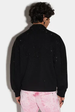 Goth Cipro Bomber Zip Sweatshirt