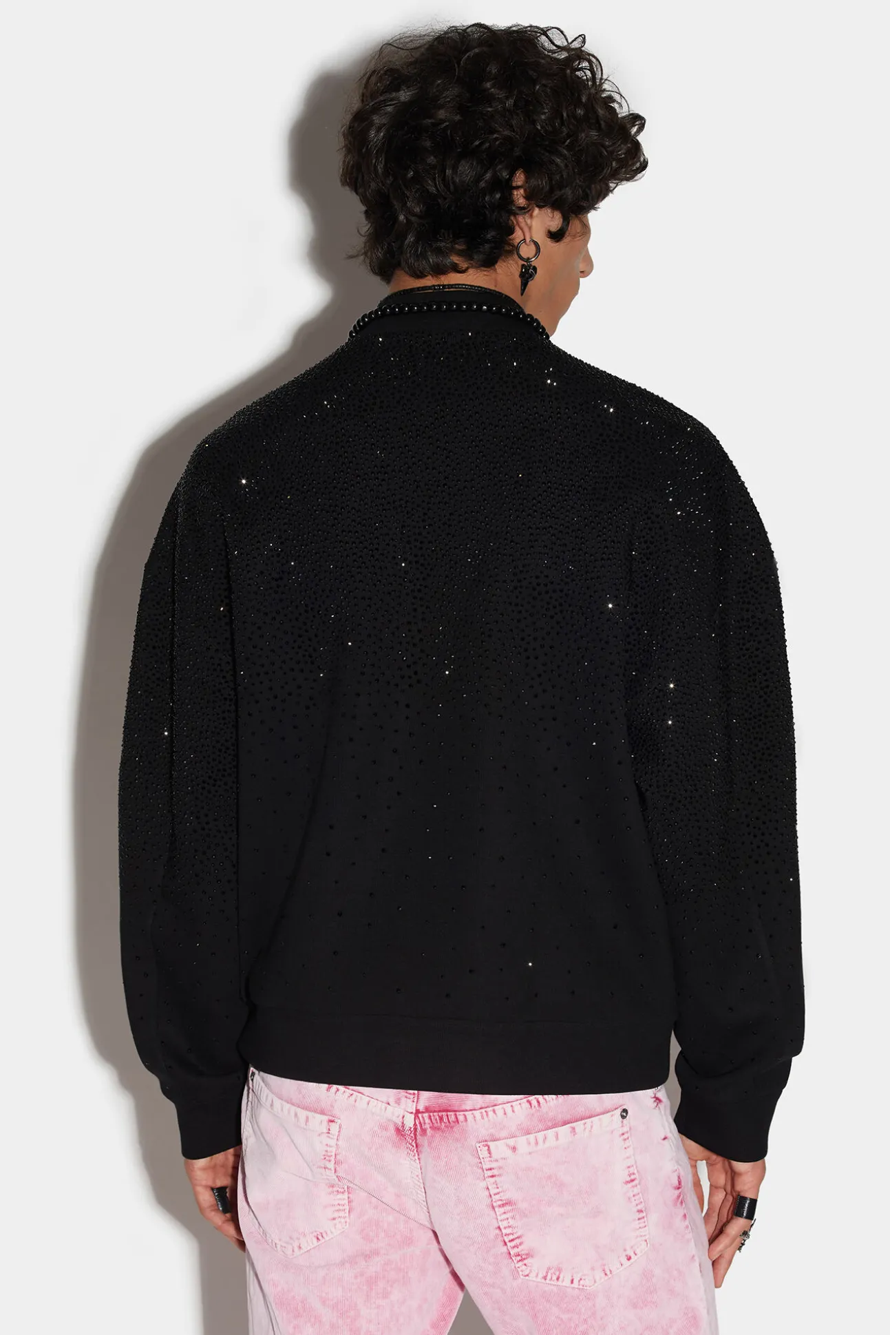 Goth Cipro Bomber Zip Sweatshirt