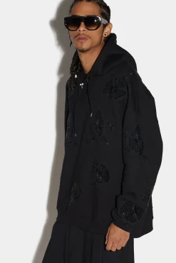 Goth Flowers Herca Hoodie