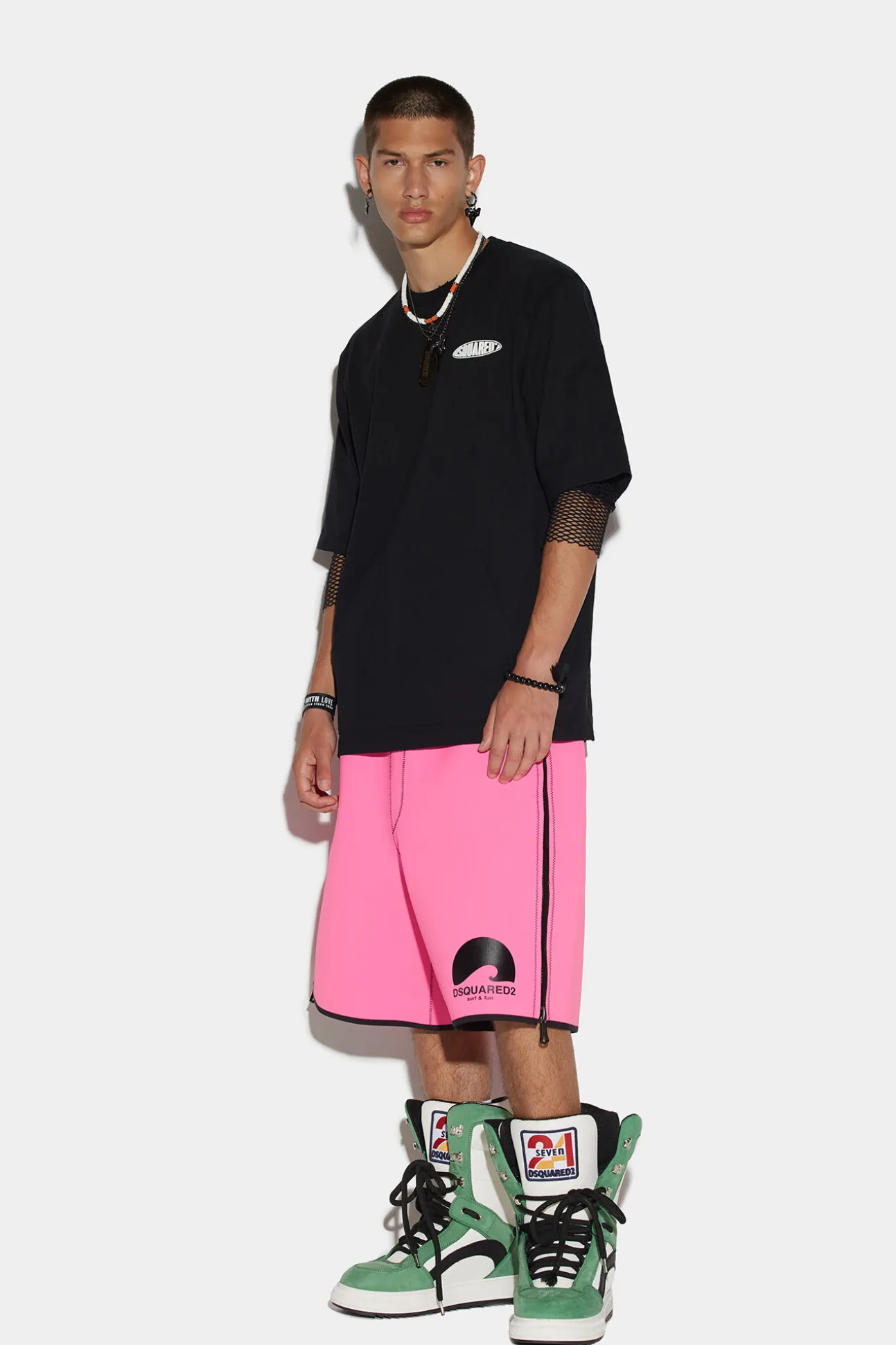 Goth Scuba Surfer Shorts