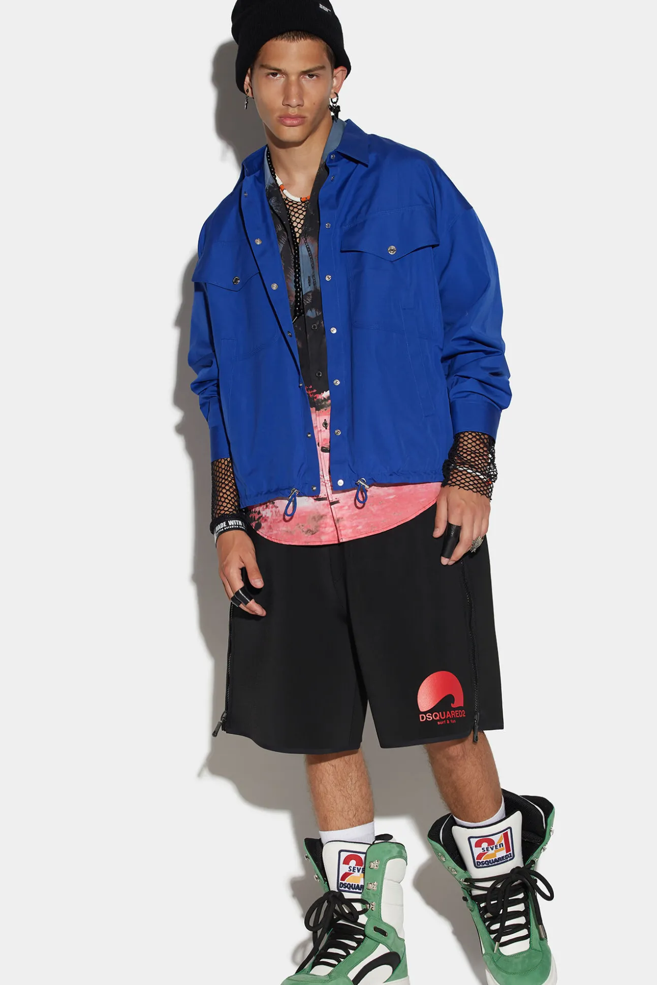 Goth Scuba Surfer Shorts