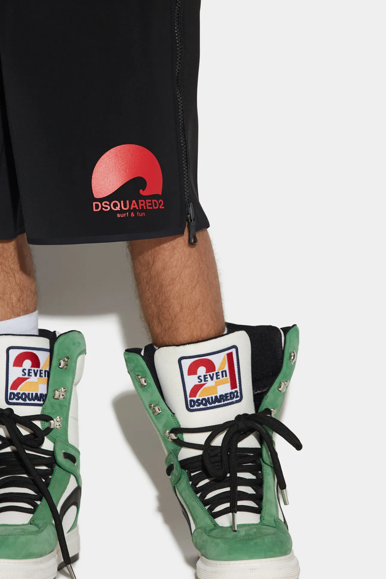 Goth Scuba Surfer Shorts