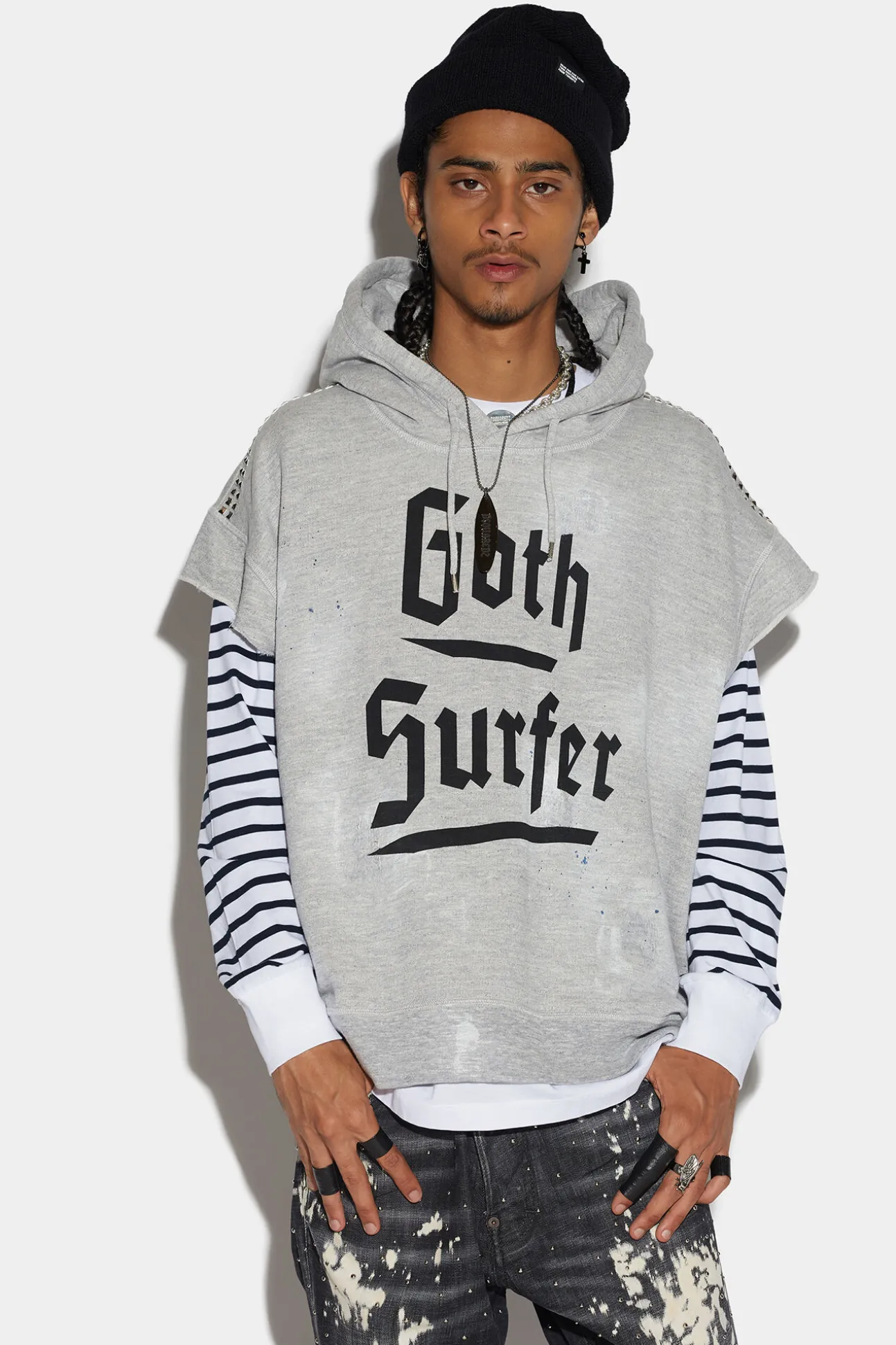 Goth Surfer Adriana Hoodie