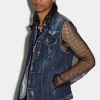 Goth Surfer Classic Jean Vest
