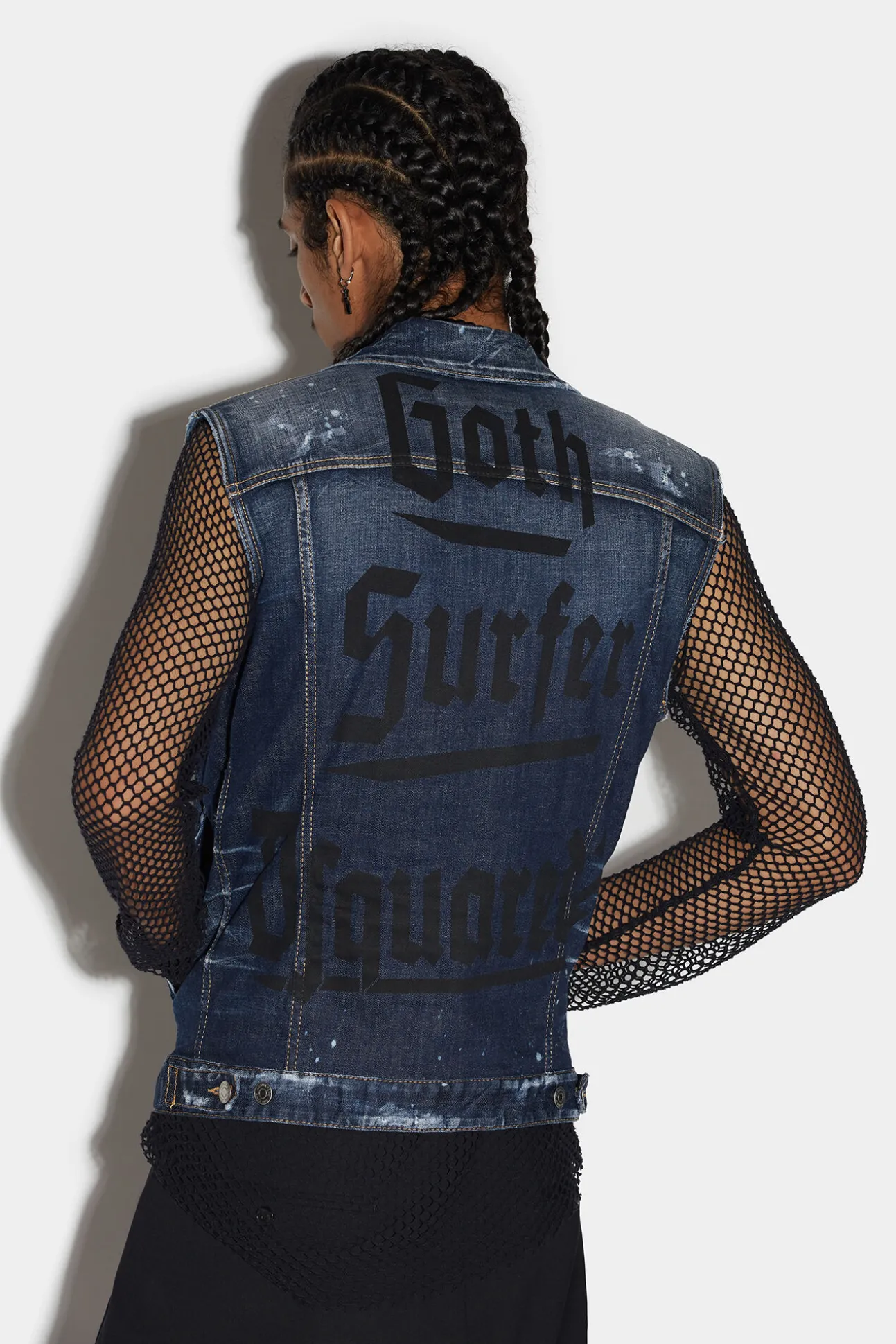 Goth Surfer Classic Jean Vest