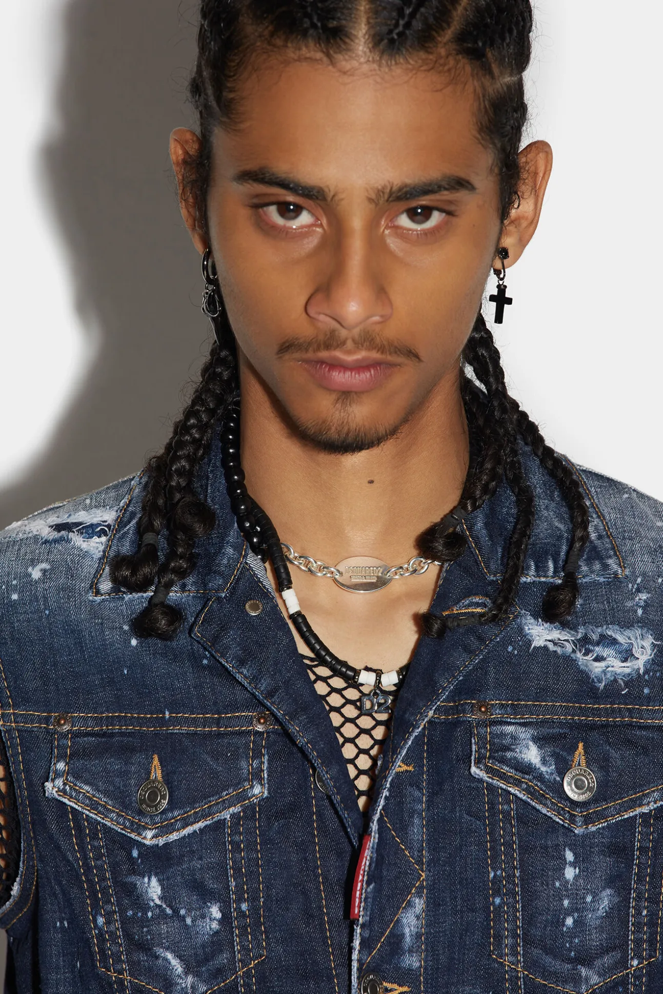 Goth Surfer Classic Jean Vest