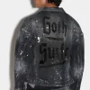 Goth Surfer Wash Goth Surfer Dropped Shoulder Jean Jacket