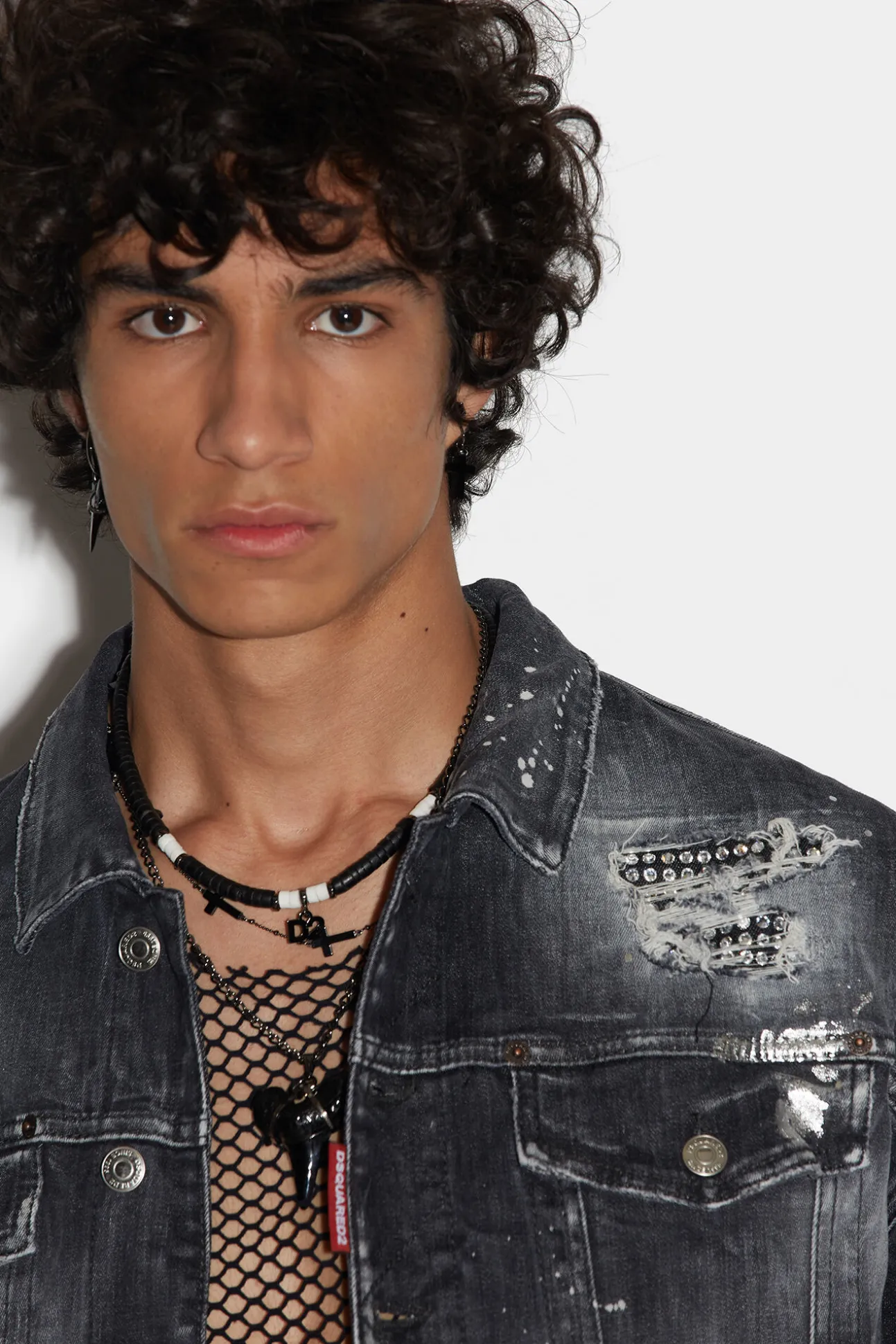 Goth Surfer Wash Goth Surfer Dropped Shoulder Jean Jacket