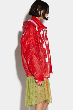 Goth Wash Techno Hooded Jacket