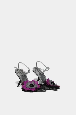 Gothic Flower Sandals
