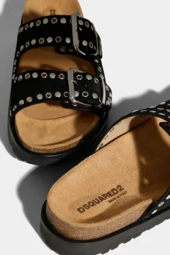 Gothic Grunge Flat Sandals