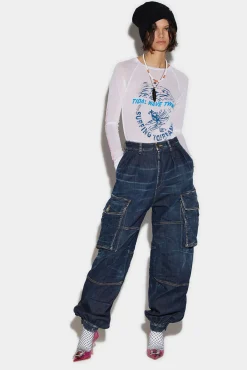 High Waist Wide Leg Cargo Pants