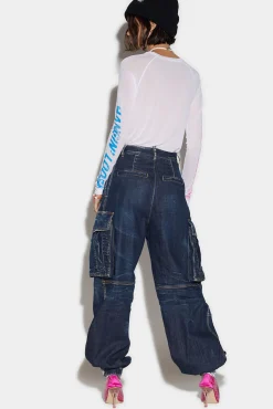 High Waist Wide Leg Cargo Pants