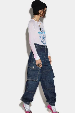 High Waist Wide Leg Cargo Pants