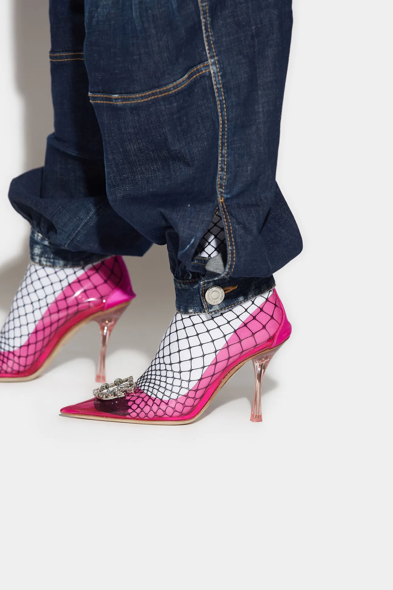 High Waist Wide Leg Cargo Pants