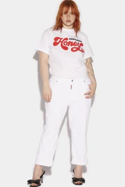 Honey Dyed Curvy Baggy Jeans