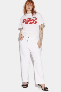 Honey Dyed Curvy Baggy Jeans