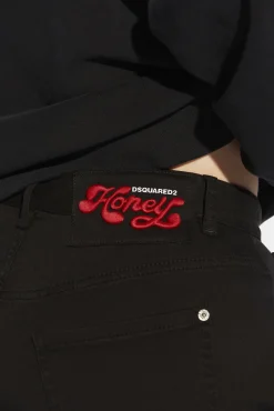 Honey Dyed High Waisted Twiggy Jeans